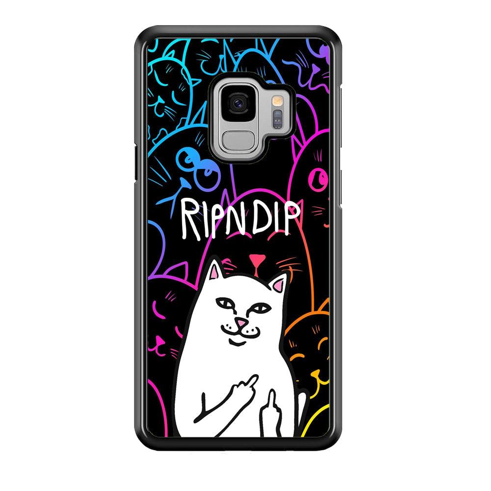 Rip n Dip Gang Vibes Samsung Galaxy S9 Case-Rubber Black (2D Case)-Oxvistore