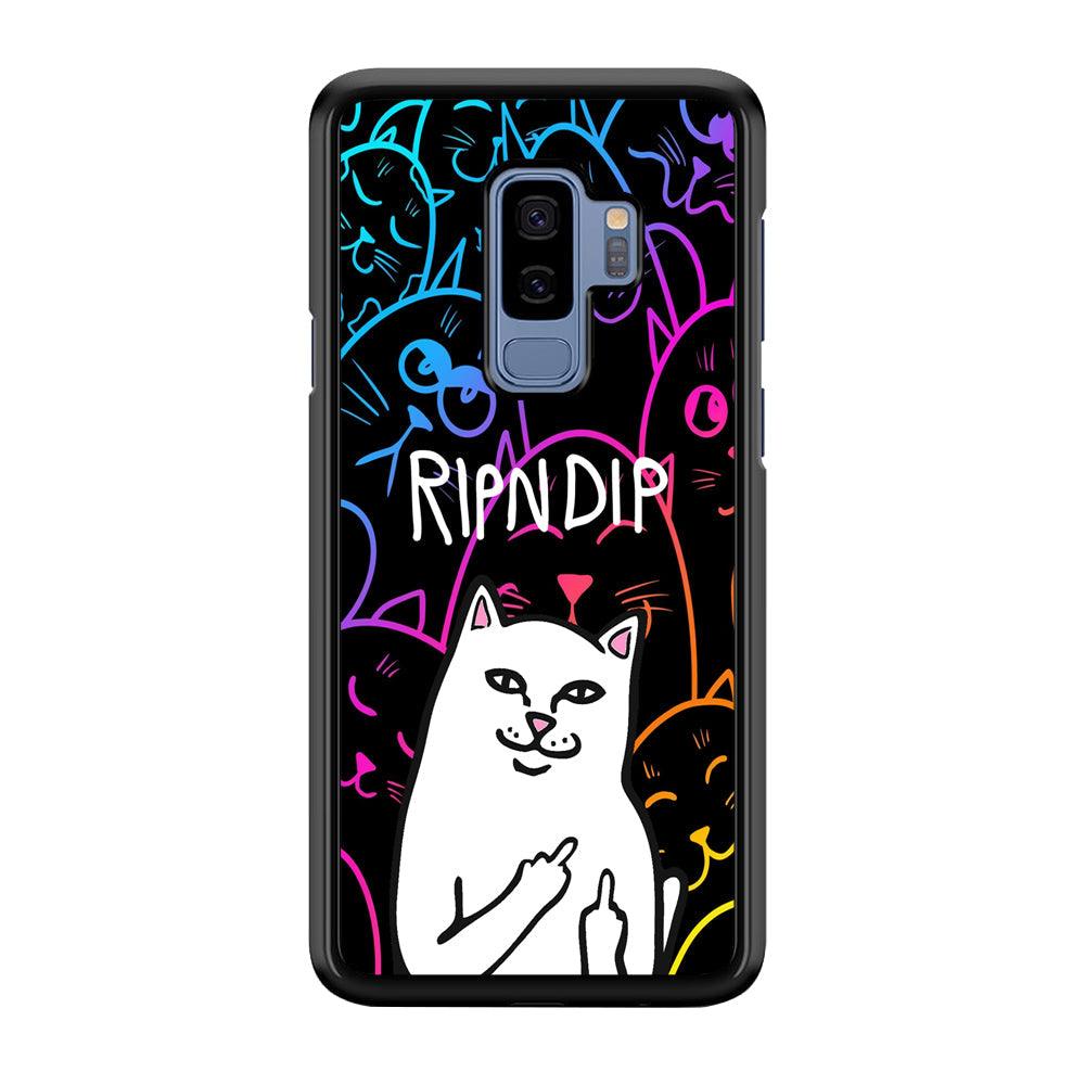 Rip n Dip Gang Vibes Samsung Galaxy S9 Plus Case-Rubber Black (2D Case)-Oxvistore