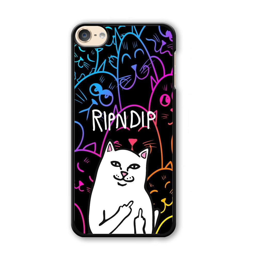 Rip n Dip Gang Vibes iPod Touch 6 Case-Plastic Black (2D Case)-Oxvistore