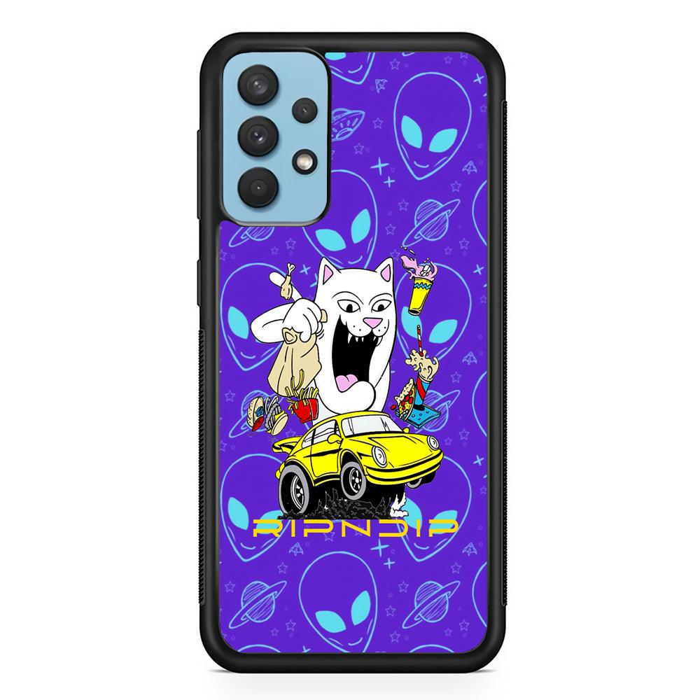Rip n Dip Journey To Another World Samsung Galaxy A32 Case-Rubber Black (2D Case)-Oxvistore
