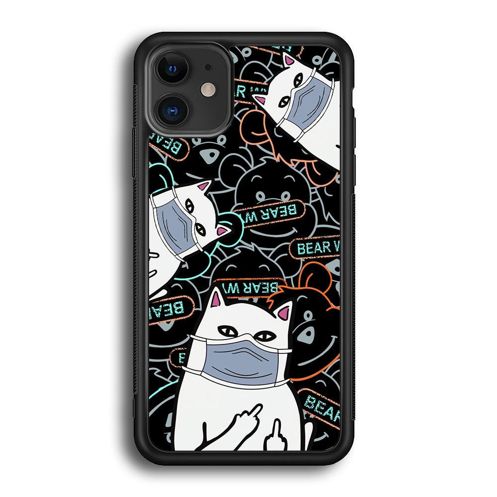 Rip n Dip Mask Master iPhone 12 Case-Rubber Black (2D Case)-Oxvistore