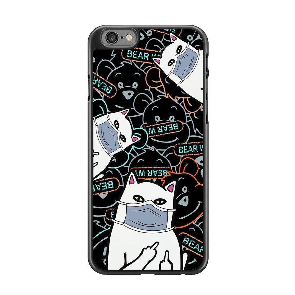 Rip n Dip Mask Master iPhone 6 Plus | 6s Plus Case-Rubber Black (2D Case)-Oxvistore