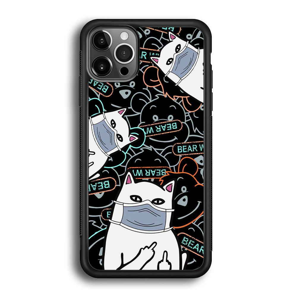 Rip n Dip Mask Master iPhone 12 Pro Case-Rubber Black (2D Case)-Oxvistore