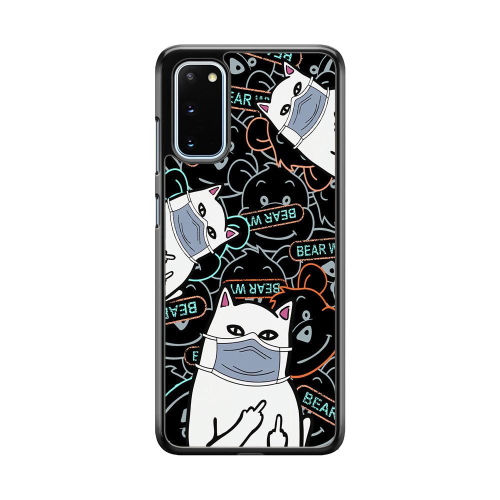 Rip n Dip Mask Master Samsung Galaxy S20 Case-Rubber Black (2D Case)-Oxvistore