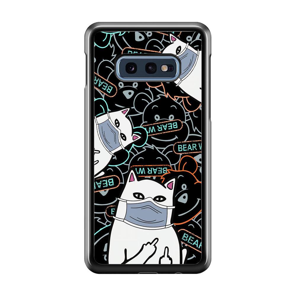 Rip n Dip Mask Master Samsung Galaxy S10E Case-Rubber Black (2D Case)-Oxvistore