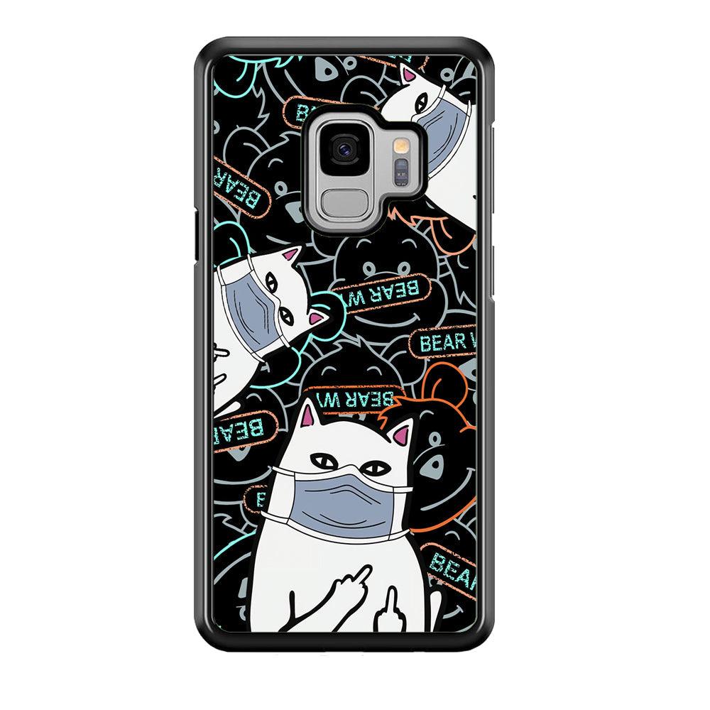 Rip n Dip Mask Master Samsung Galaxy S9 Case-Rubber Black (2D Case)-Oxvistore