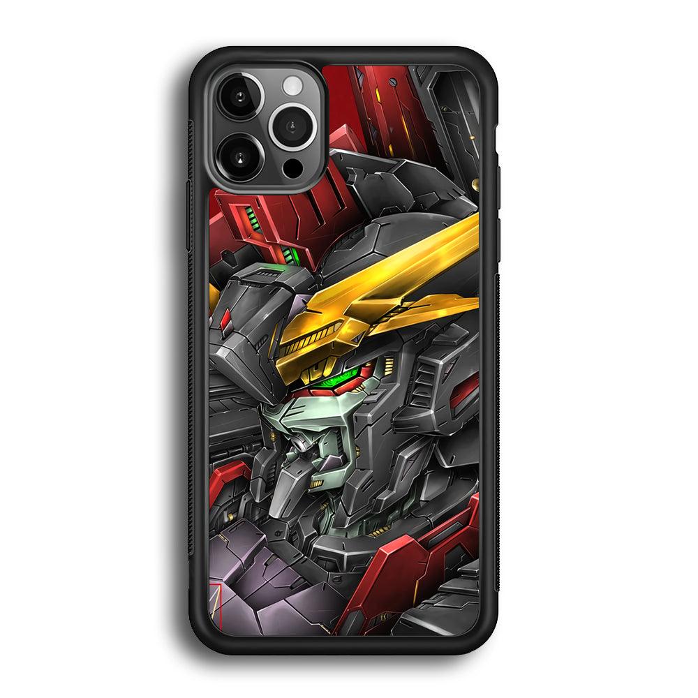 Robot -Transformation of The Machine- iPhone 12 Pro Case-Rubber Black (2D Case)-Oxvistore