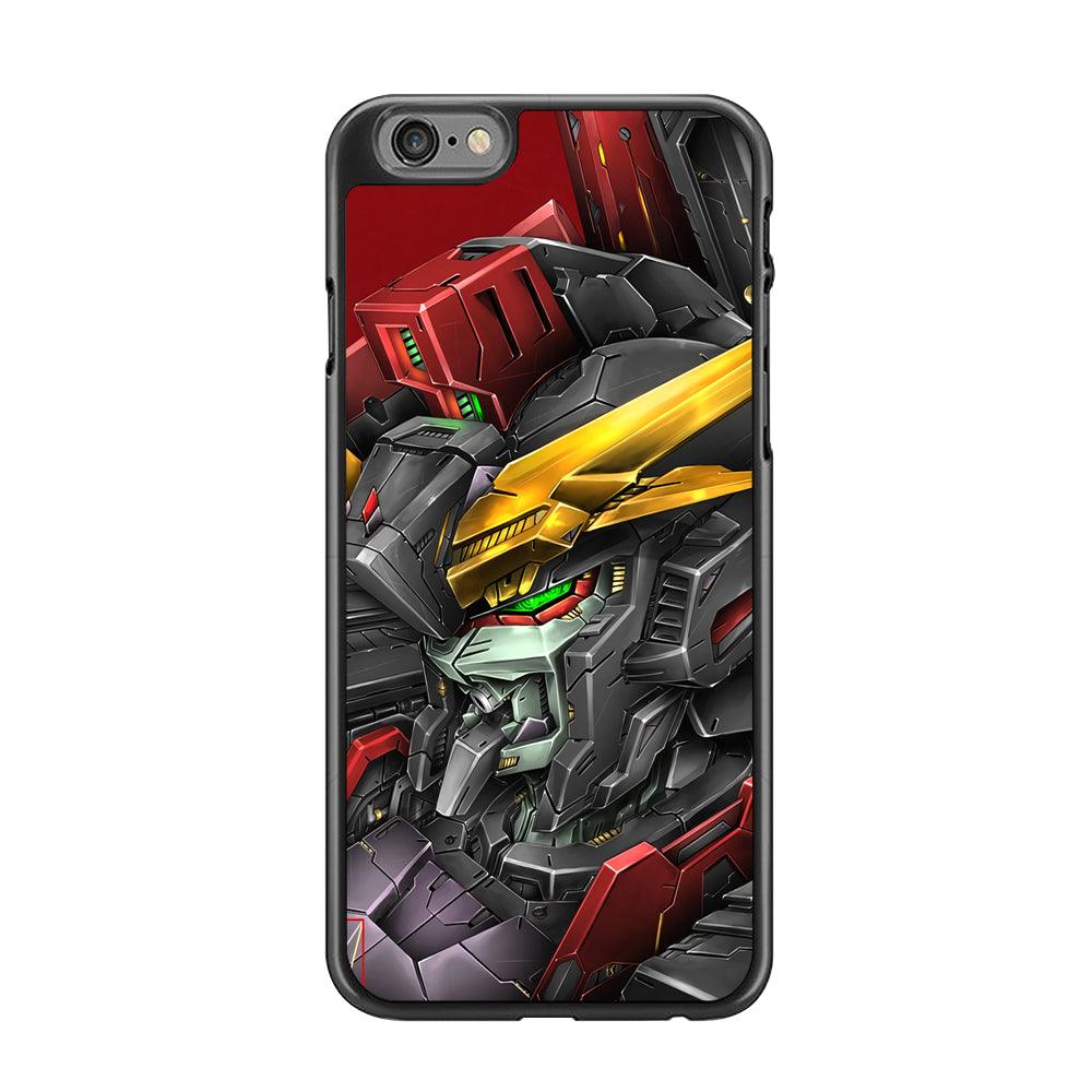 Robot -Transformation of The Machine- iPhone 6 Plus | 6s Plus Case-Rubber Black (2D Case)-Oxvistore