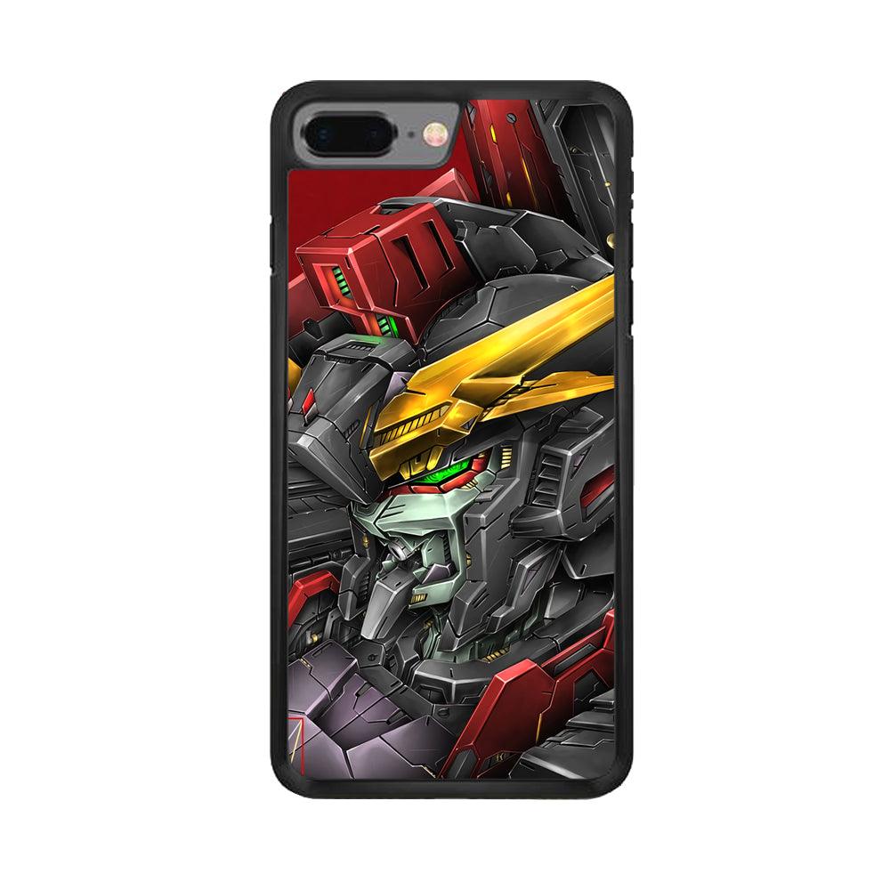Robot -Transformation of The Machine- iPhone 8 Plus Case-Rubber Black (2D Case)-Oxvistore