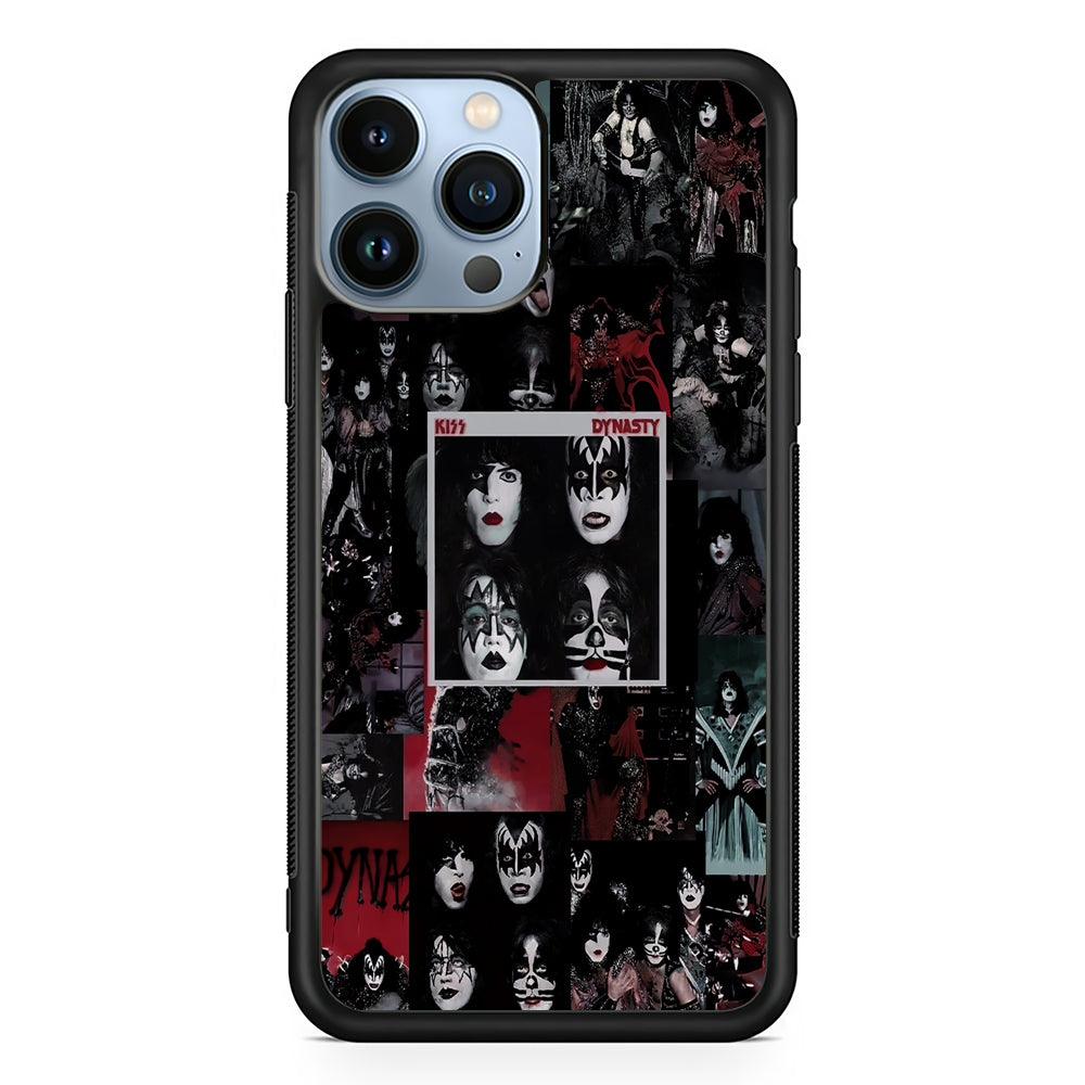 Rock Bands KISS Aesthetic 2D Rubber Phone Case-Black-Oxvistore