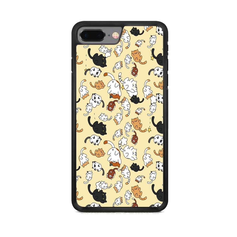 Roll Over and Have Fun iPhone 8 Plus Case-Rubber Black (2D Case)-Oxvistore