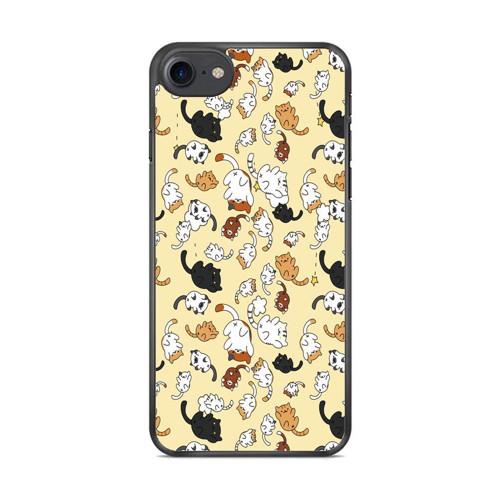 Roll Over and Have Fun iPhone 8 Case-Rubber Black (2D Case)-Oxvistore