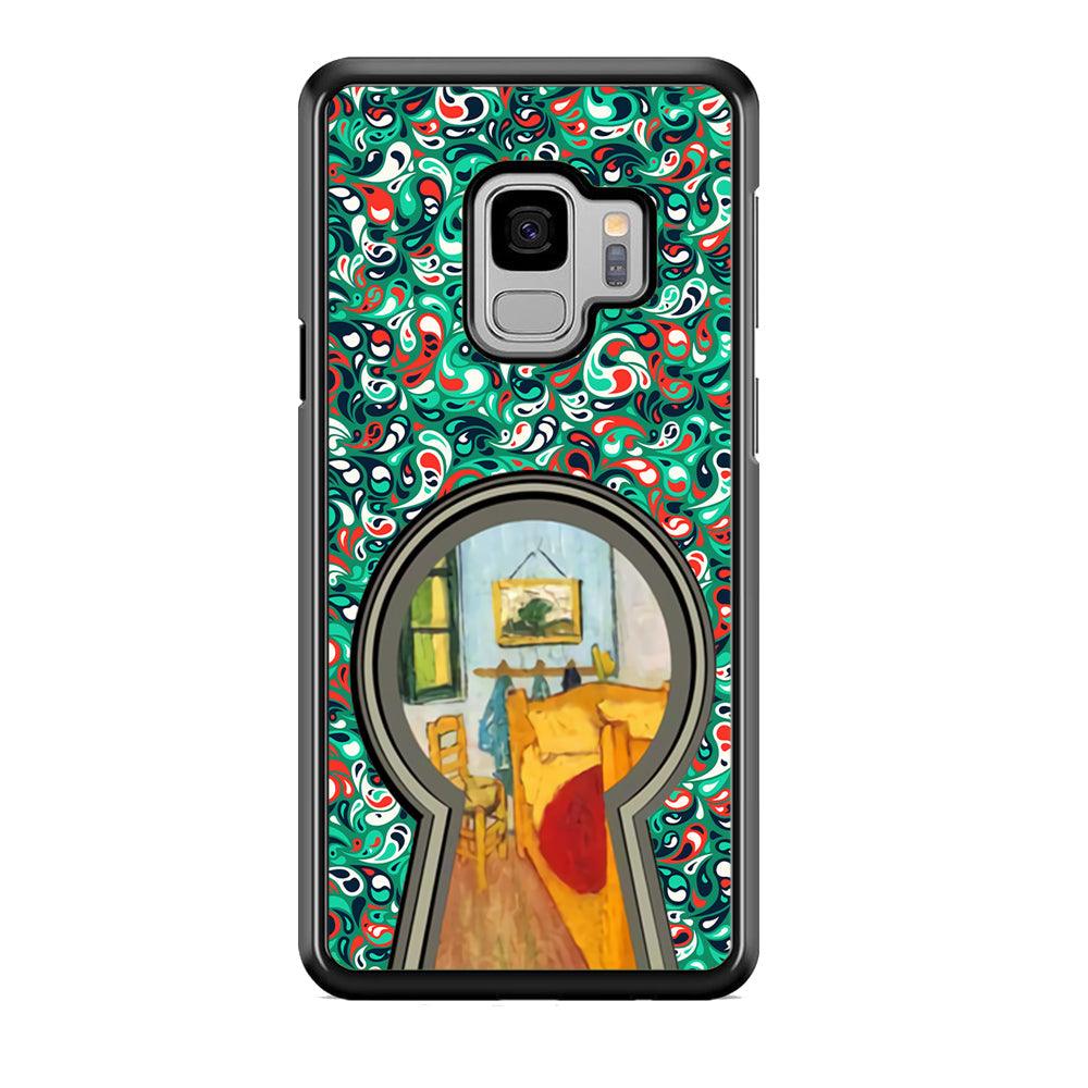 Room Patern Touch Samsung Galaxy S9 Case-Rubber Black (2D Case)-Oxvistore