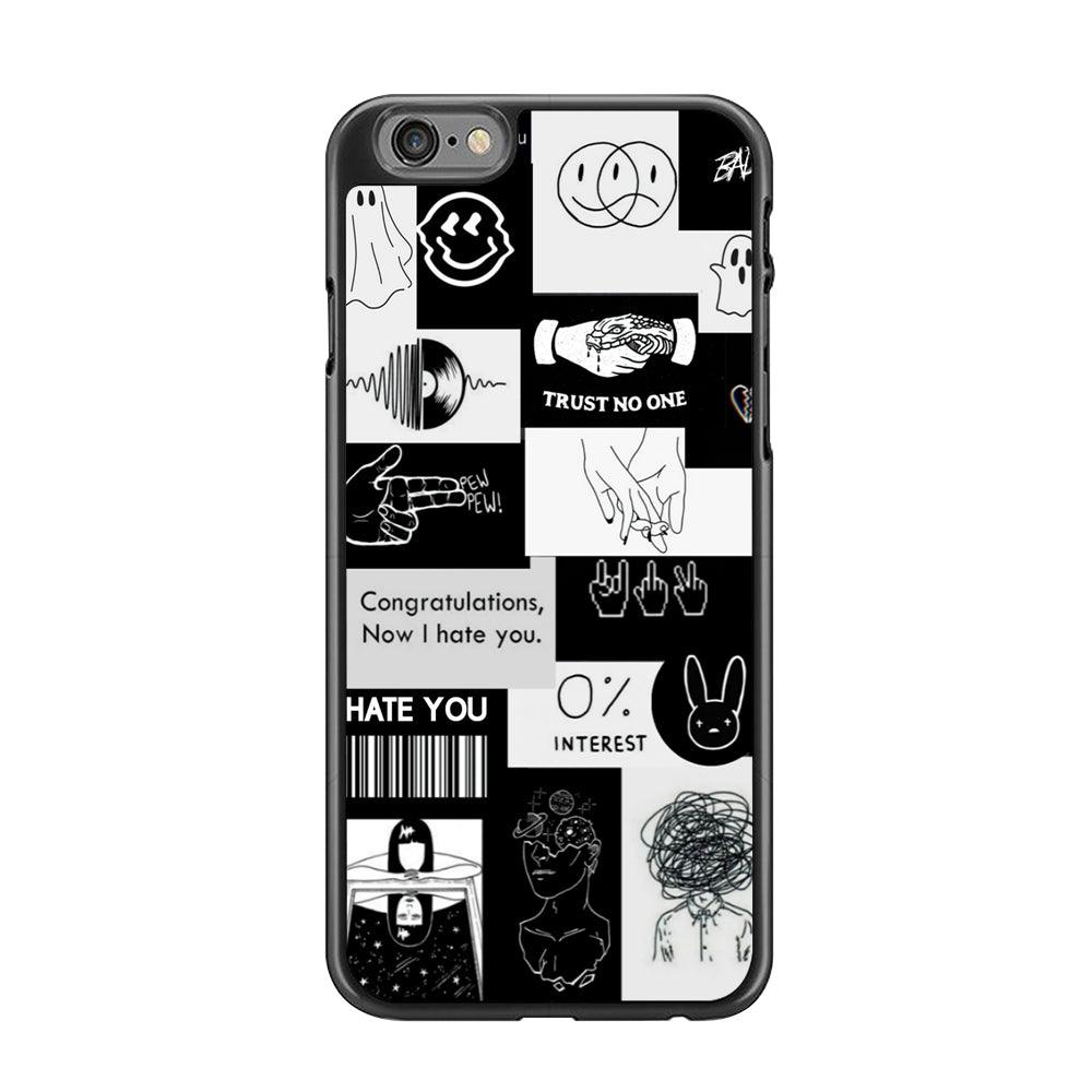 Rules of Friendship iPhone 6 Plus | 6s Plus Case-Rubber Black (2D Case)-Oxvistore
