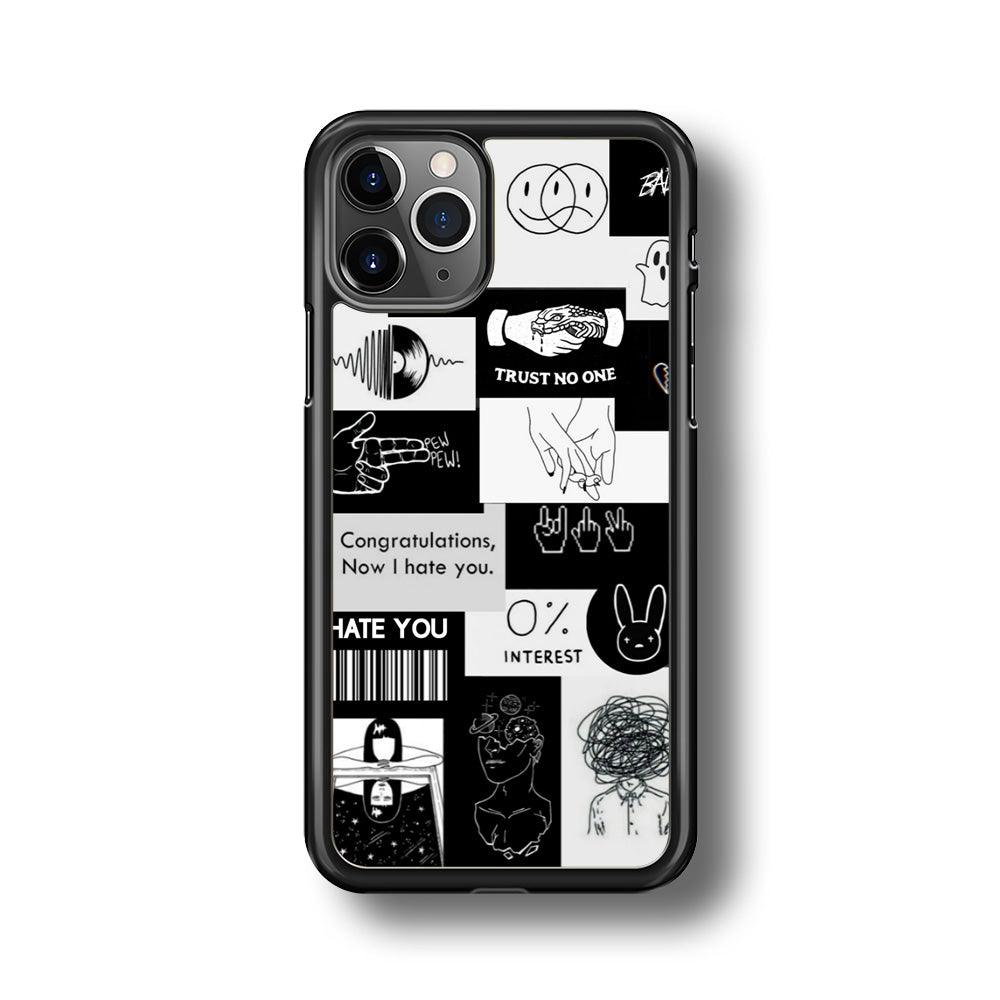 Rules of Friendship iPhone 11 Pro Case-Rubber White (2D Case)-Oxvistore