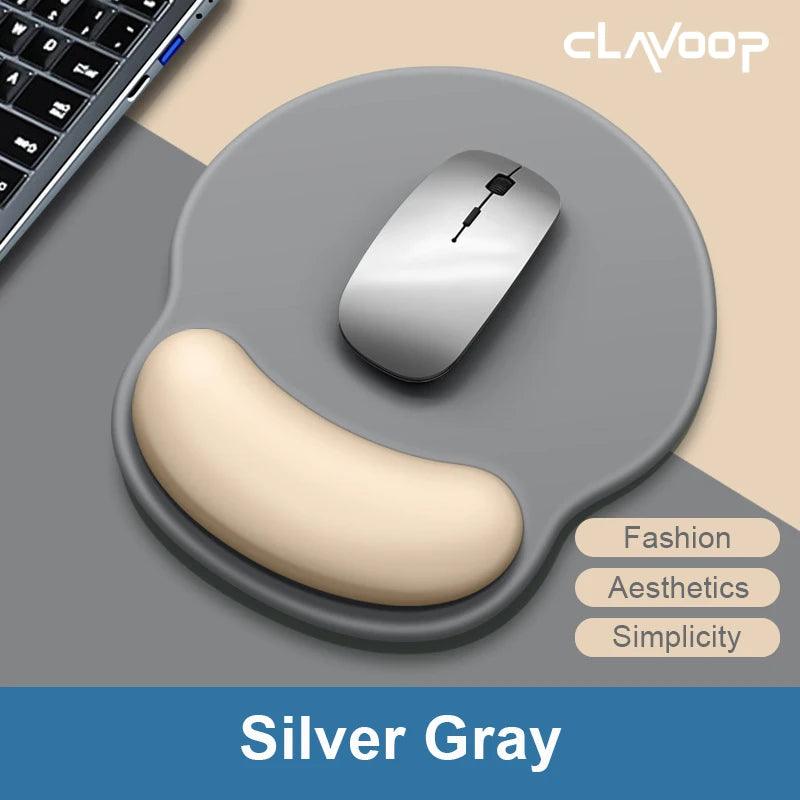 Ergonomic Mouse Pad with Wrist Support Pad-Dark Blue-Oxvistore