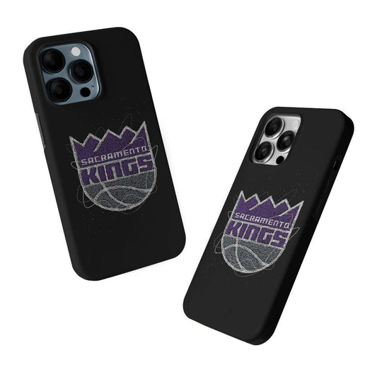Sacramento Kings Abstract 2 in 1 Tough Phone Case-Oxvistore