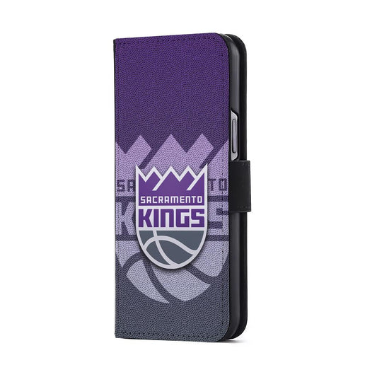 Sacramento Kings Pattern Flip Wallet Phone Case-Oxvistore