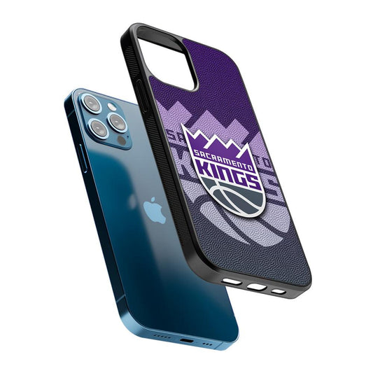 Sacramento Kings Pattern 2D Rubber Phone Case-Oxvistore