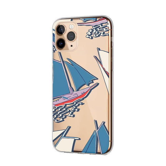 Sailing in the Ocean Clear Soft Case-Oxvistore