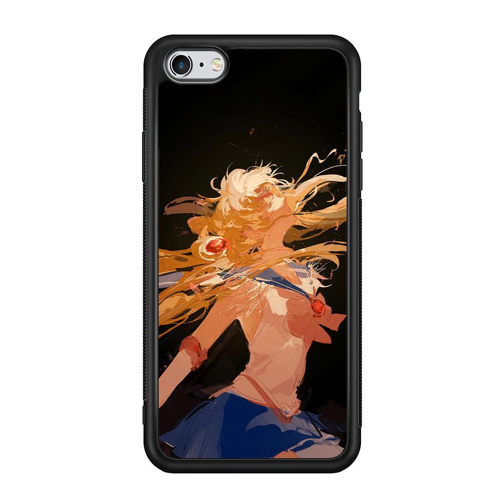 Sailor Moon Infinity Desire iPhone 6 | 6s Case-Rubber Black (2D Case)-Oxvistore