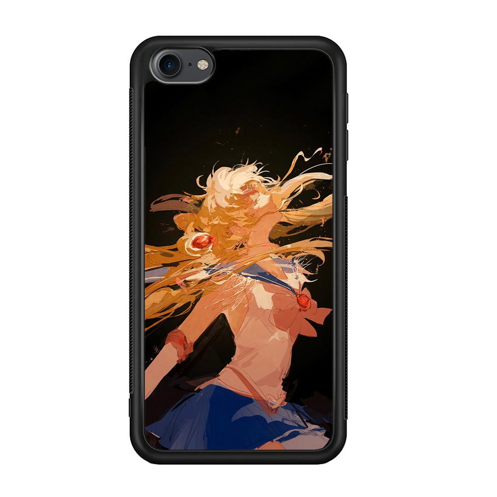 Sailor Moon Infinity Desire iPod Touch 6 Case-Rubber Black (2D Case)-Oxvistore