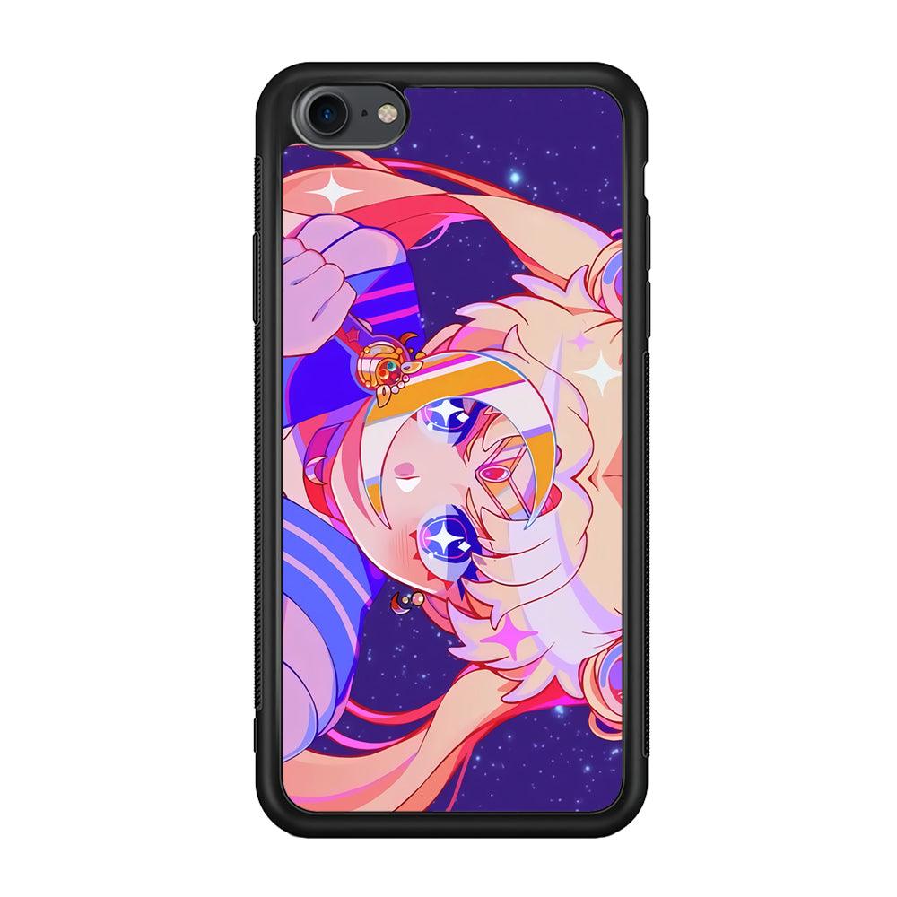 Sailor Moon a Confidence for Action iPhone 8 Case-Rubber Black (2D Case)-Oxvistore