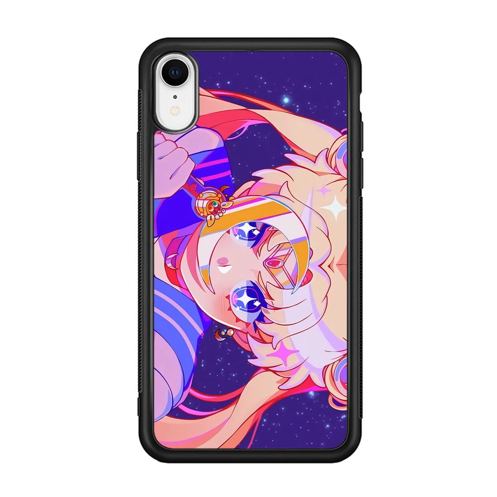 Sailor Moon a Confidence for Action iPhone XR Case-Rubber Black (2D Case)-Oxvistore