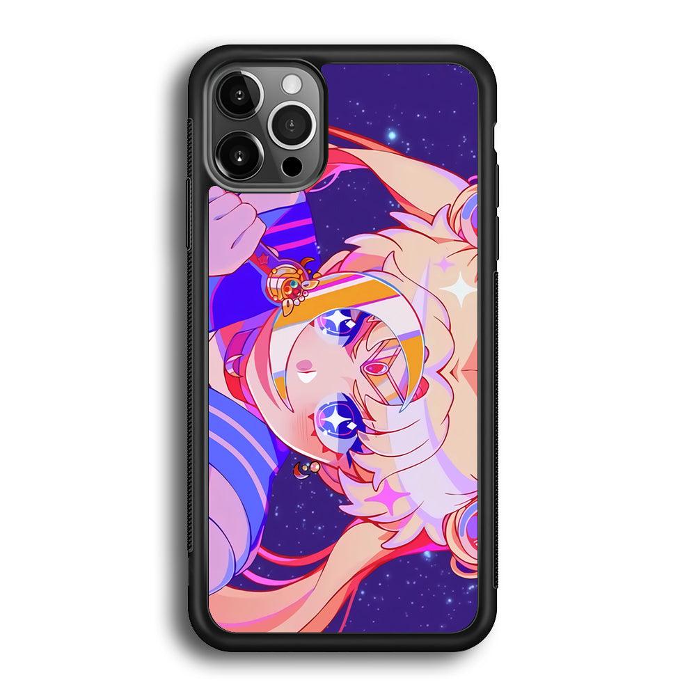 Sailor Moon a Confidence for Action iPhone 12 Pro Max Case-Rubber Black (2D Case)-Oxvistore