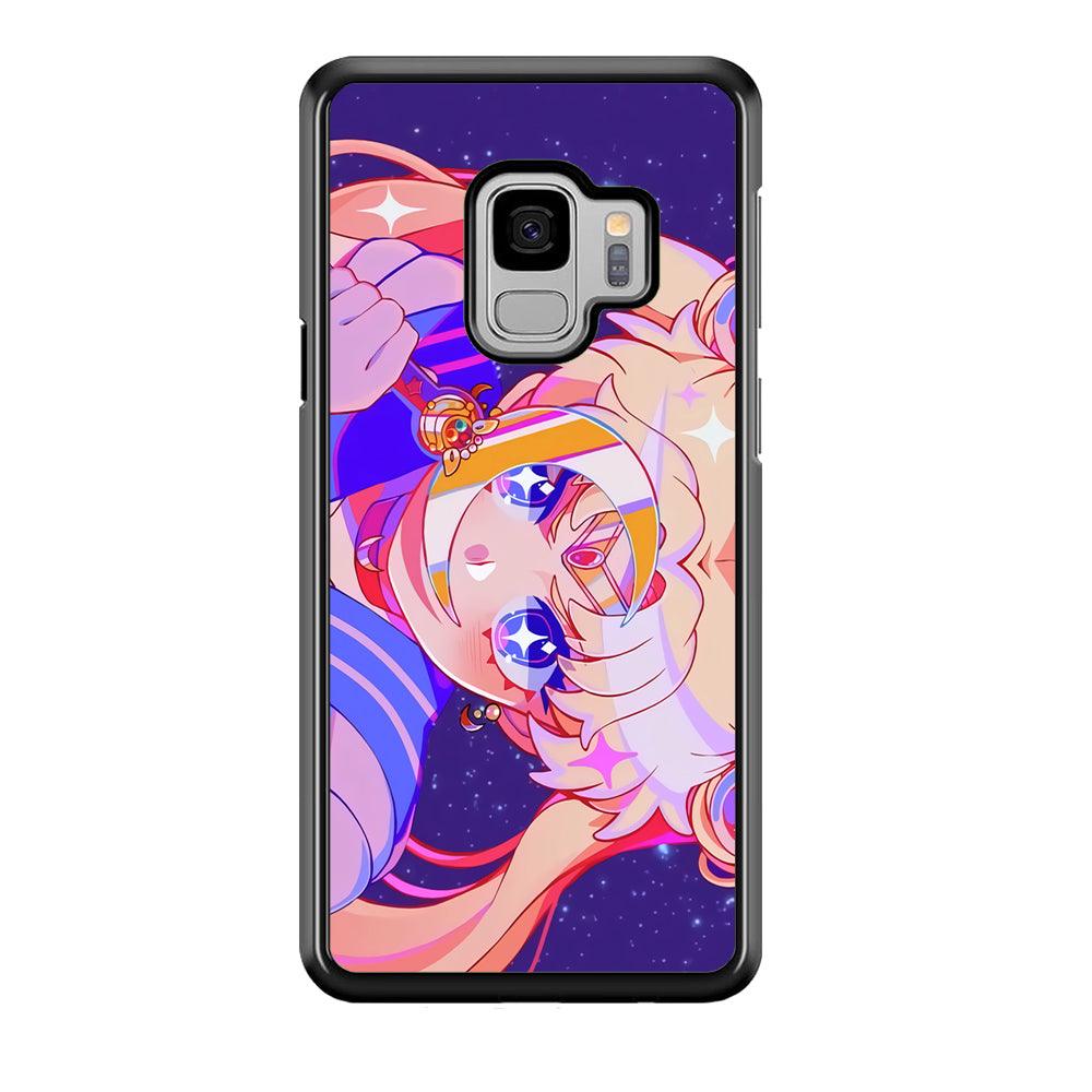 Sailor Moon a Confidence for Action Samsung Galaxy S9 Case-Rubber Black (2D Case)-Oxvistore