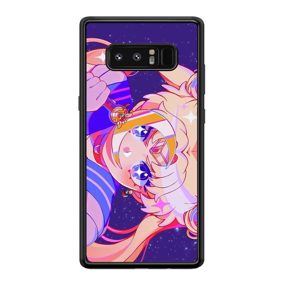 Sailor Moon a Confidence for Action Samsung Galaxy Note 8 Case-Rubber Black (2D Case)-Oxvistore