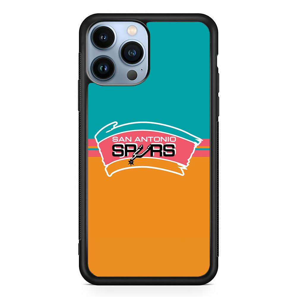 San Antonio Spurs Logo 2D Rubber Phone Case-Black-Oxvistore