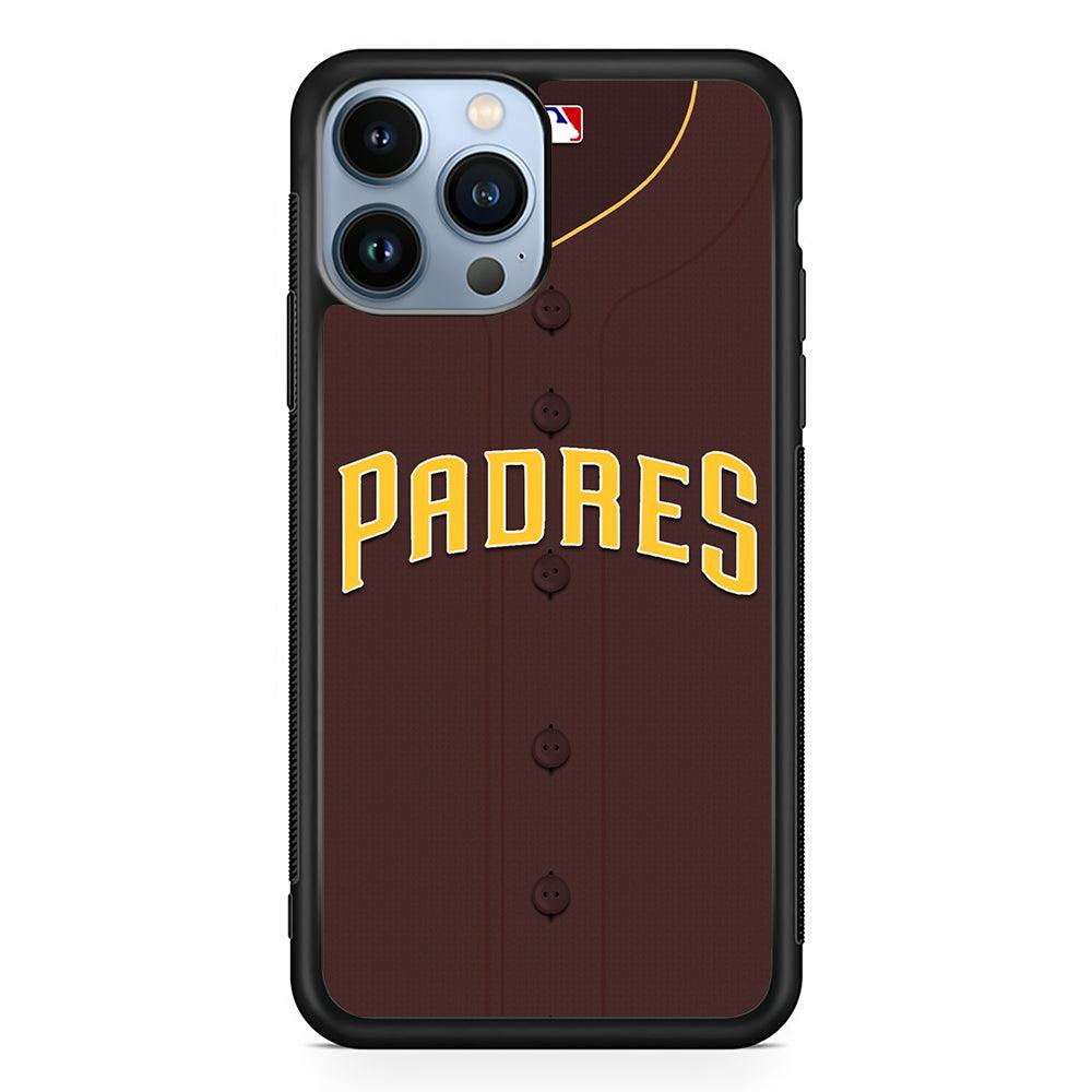 San Diego Padres Jersey 2D Rubber Phone Case-Black-Oxvistore