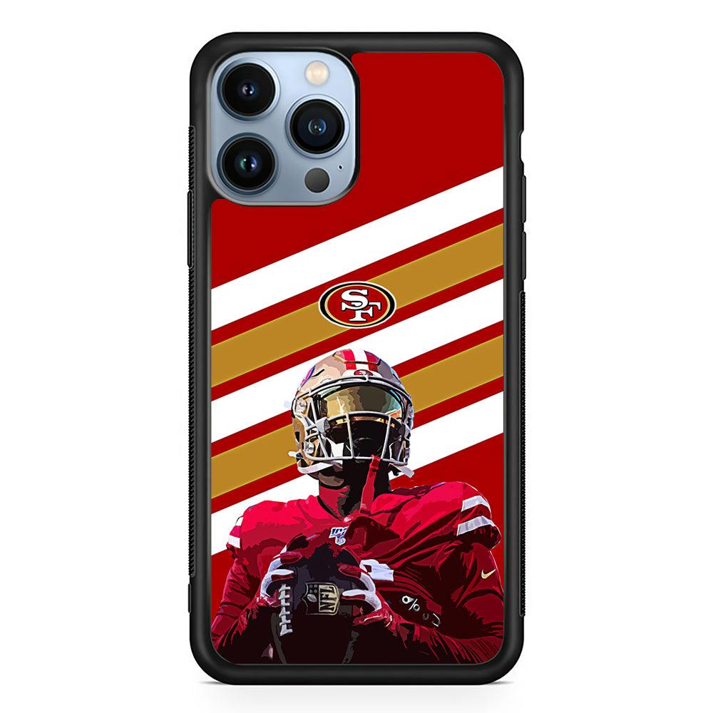 San Francisco 49ers Player 2D Rubber Phone Case-Black-Oxvistore