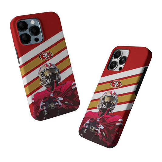 San Francisco 49ers Player 2 in 1 Tough Phone Case-Oxvistore