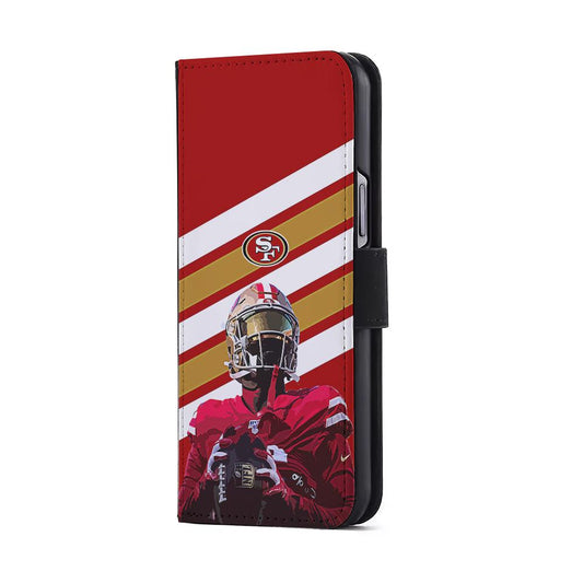 San Francisco 49ers Player Flip Wallet Phone Case-Oxvistore