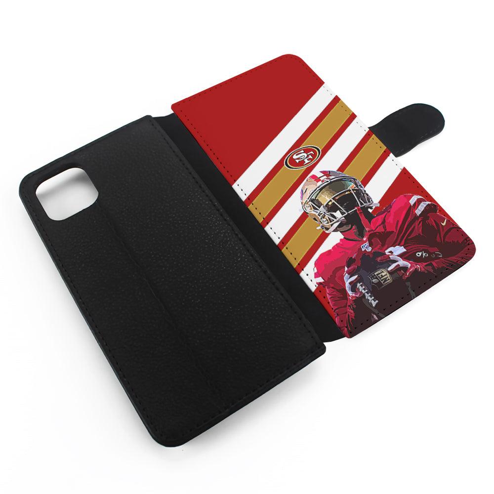 San Francisco 49ers Player Flip Wallet Phone Case-Oxvistore
