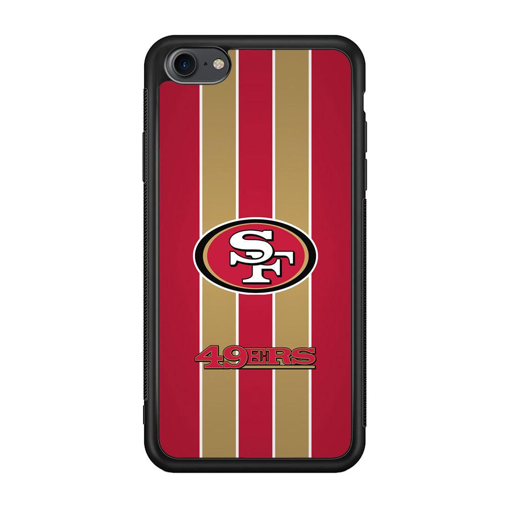 San Francisco 49ers Support for The Game iPhone 8 Case-Rubber Black (2D Case)-Oxvistore