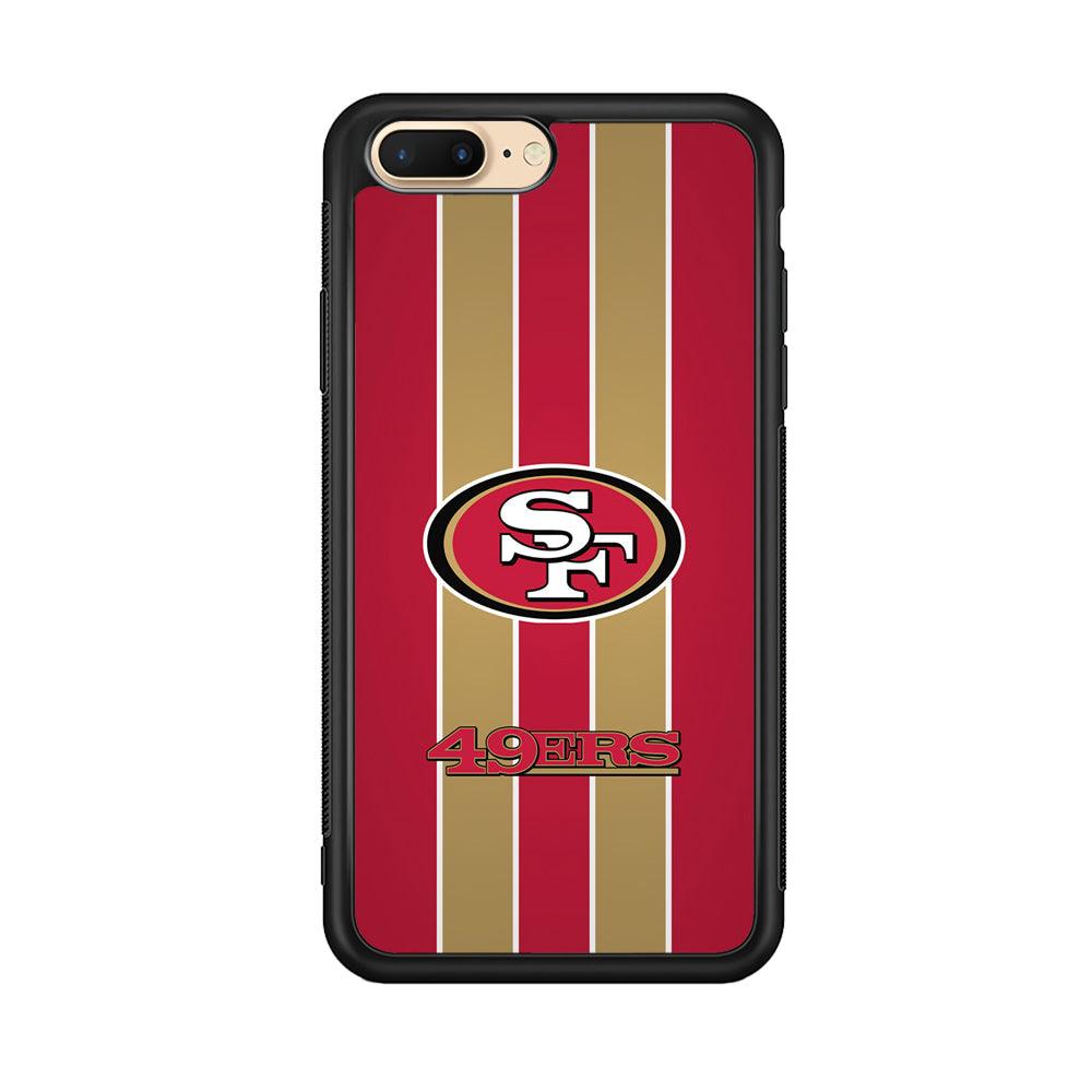 San Francisco 49ers Support for The Game iPhone 7 Plus Case-Rubber Black (2D Case)-Oxvistore