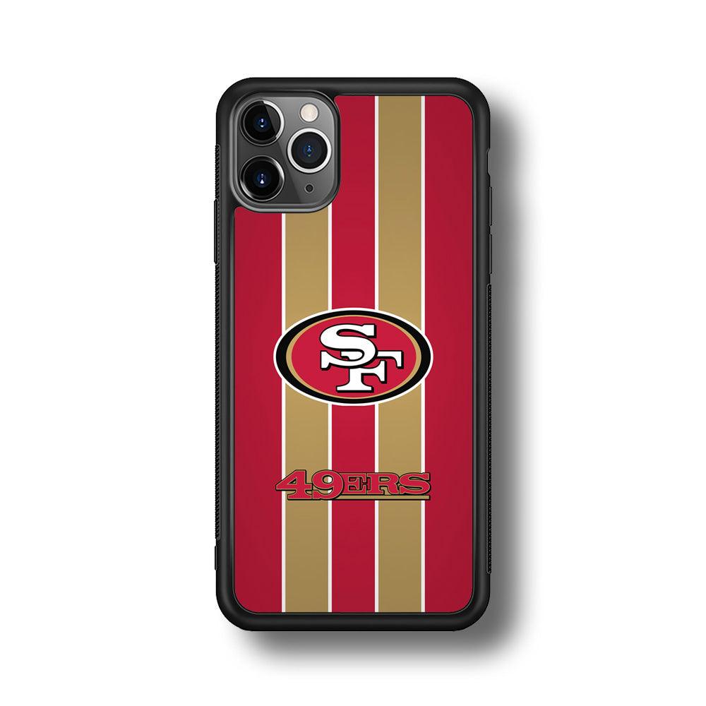 San Francisco 49ers Support for The Game iPhone 11 Pro Max Case-Rubber Black (2D Case)-Oxvistore