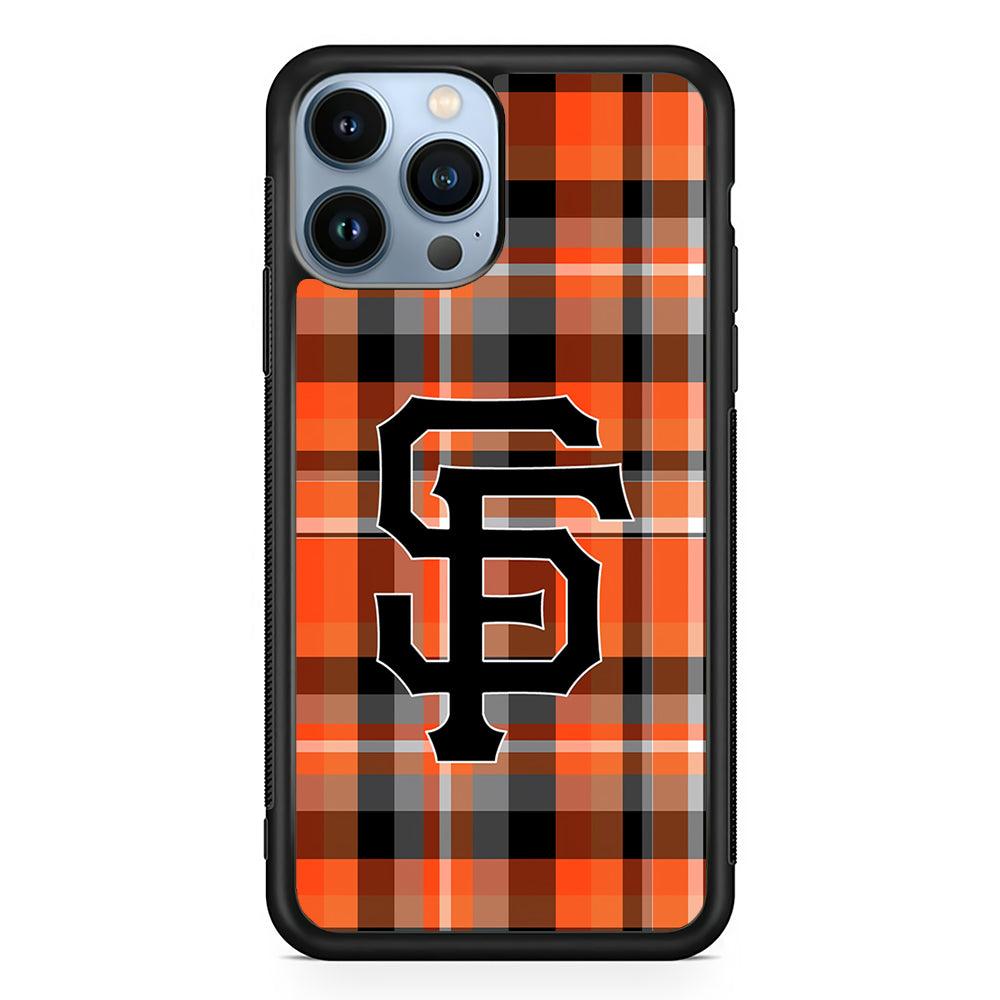 San Francisco Giants Pattern 2D Rubber Phone Case-Black-Oxvistore