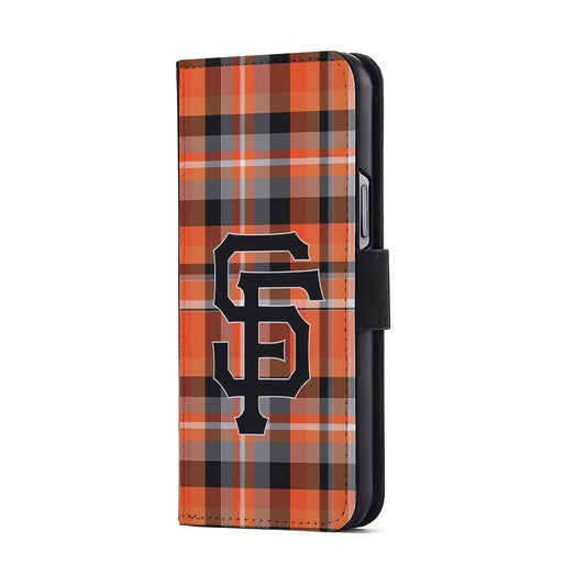 San Francisco Giants Pattern Flip Wallet Phone Case-Oxvistore