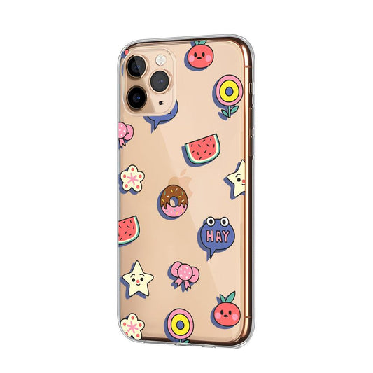 Say Hay with Giving Food Clear Soft Case-Oxvistore