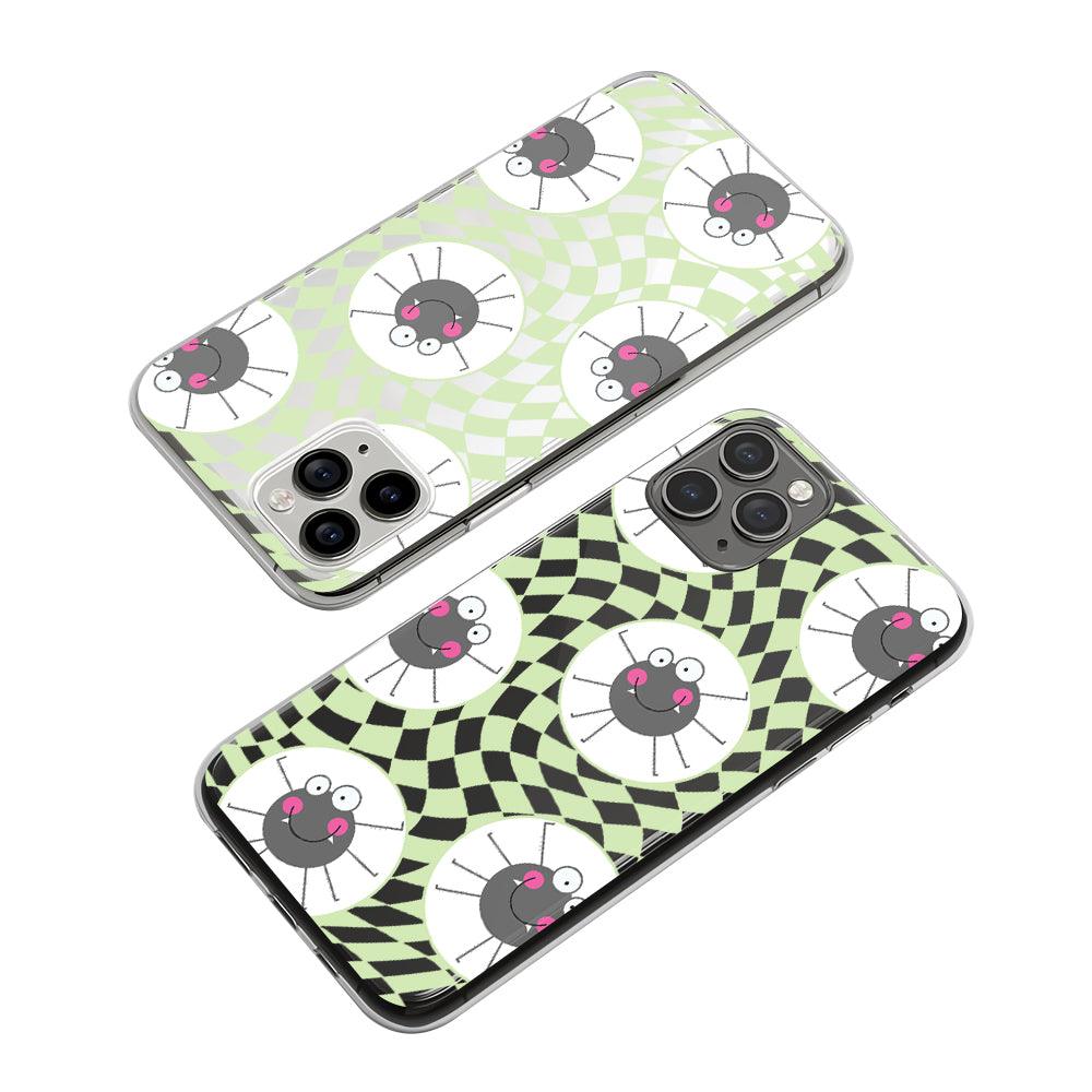 Scary Cute Little Spider Clear Soft Case-Oxvistore