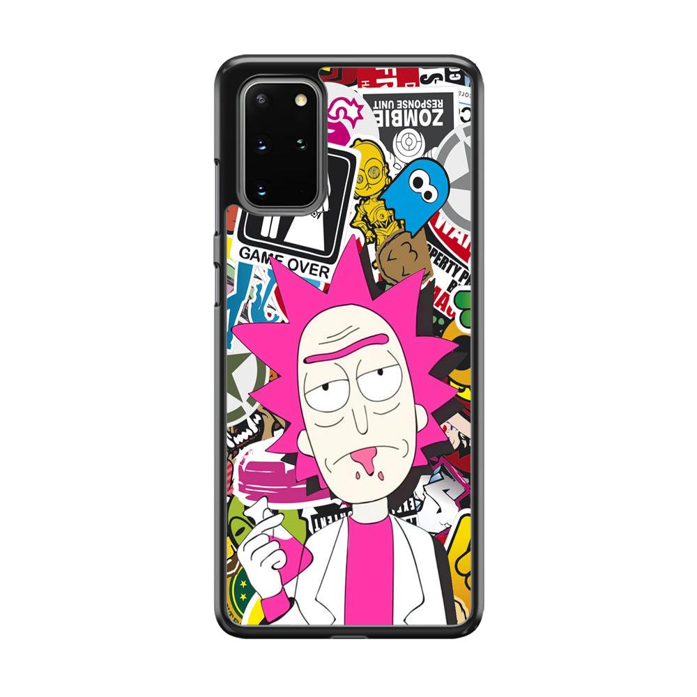 Science with Dr Sanchez Samsung Galaxy S20 Plus Case-Rubber Black (2D Case)-Oxvistore