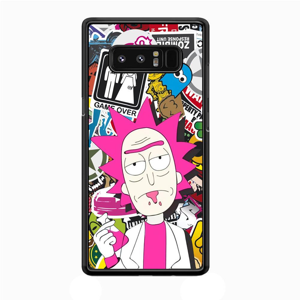Science with Dr Sanchez Samsung Galaxy Note 8 Case-Rubber Black (2D Case)-Oxvistore
