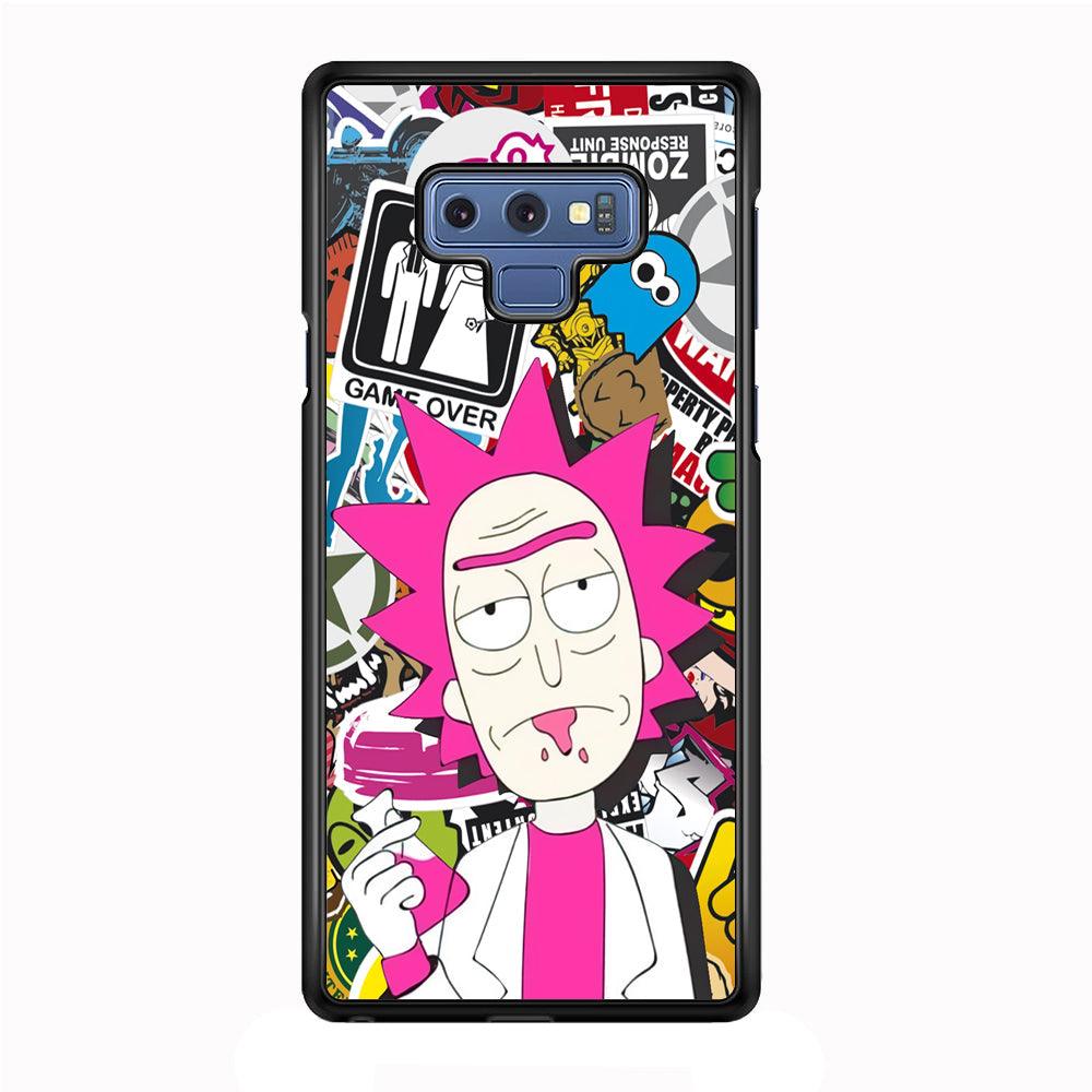 Science with Dr Sanchez Samsung Galaxy Note 9 Case-Rubber Black (2D Case)-Oxvistore