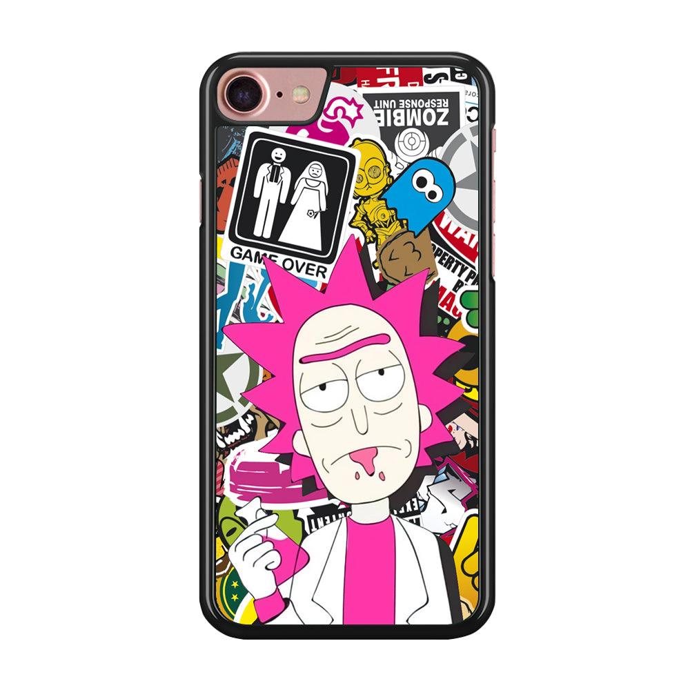 Science with Dr Sanchez iPhone 7 Case-Rubber Black (2D Case)-Oxvistore