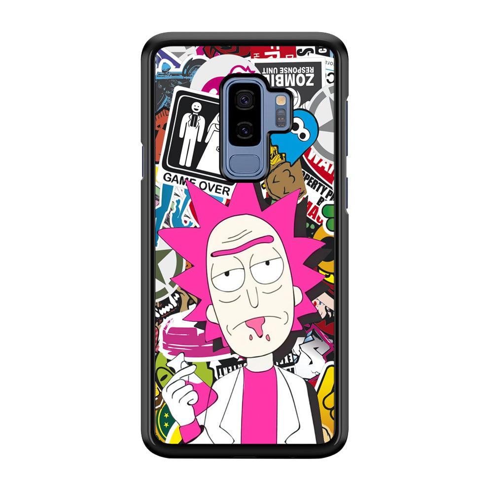 Science with Dr Sanchez Samsung Galaxy S9 Plus Case-Rubber Black (2D Case)-Oxvistore