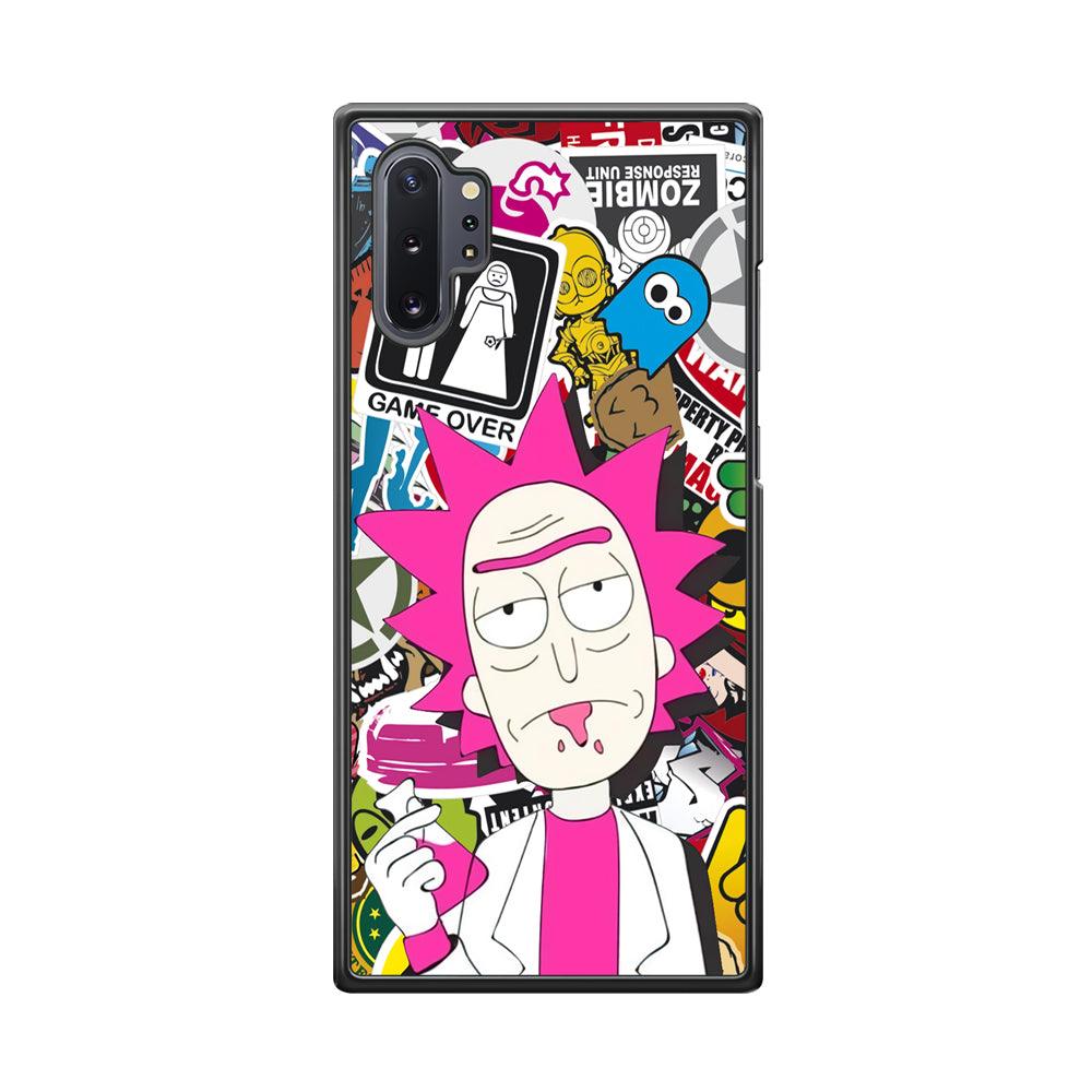 Science with Dr Sanchez Samsung Galaxy Note 10 Plus Case-Rubber Black (2D Case)-Oxvistore